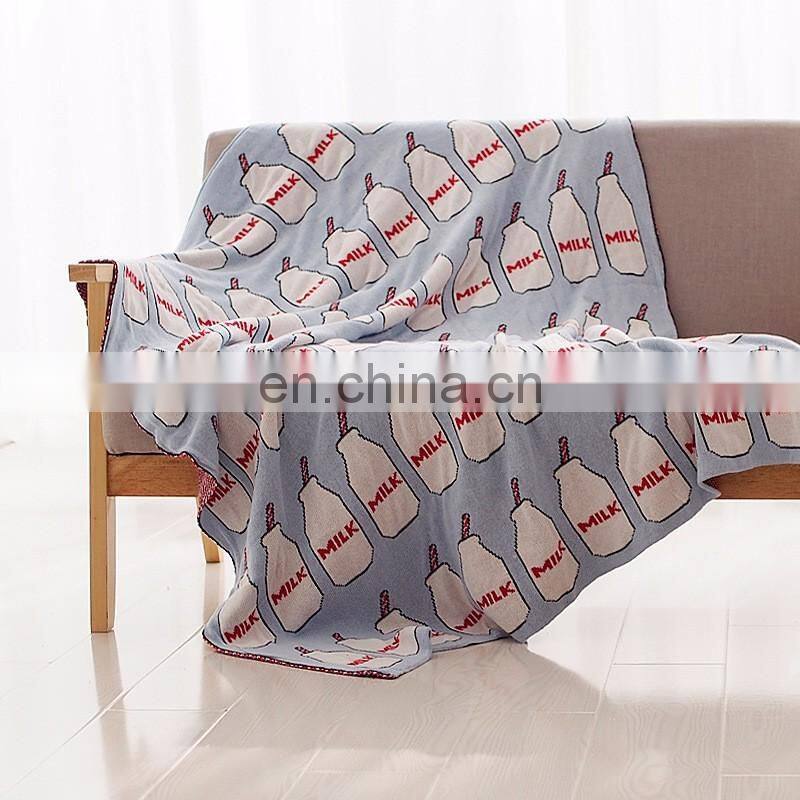 Elinfant Cotton Baby Blanket Soft Knitted Blanket for Kids Breathable Infant Crib Cover