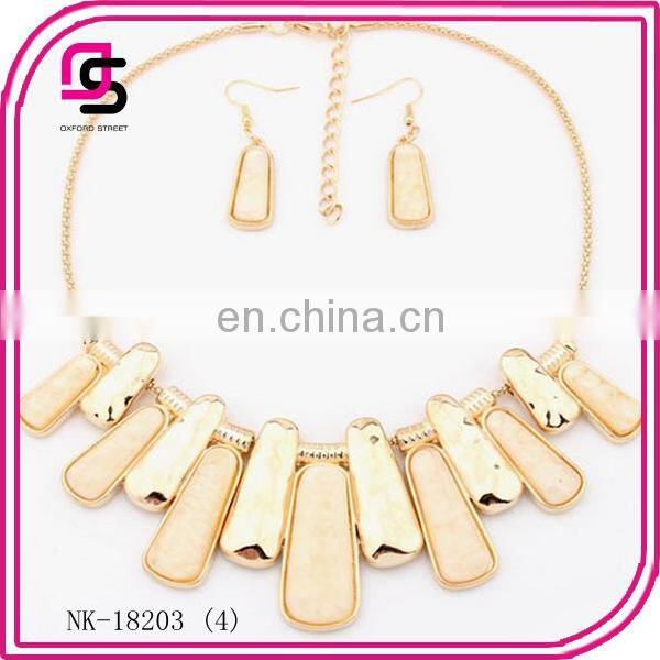 New arrival style short necklace earring Jewelry Set 2014