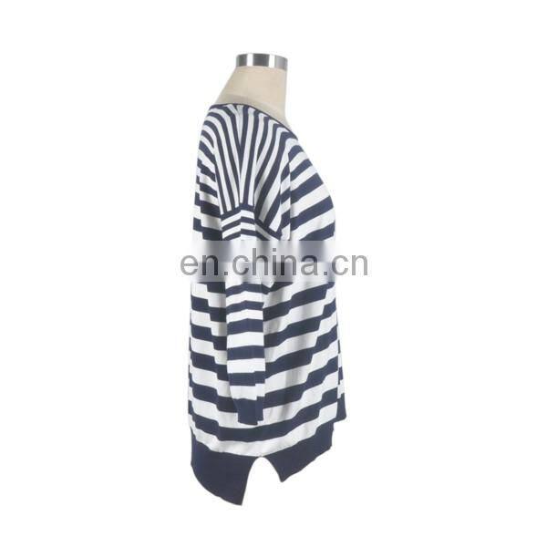 Sweater Women 2016 Stripe Long Sweater Casual Long Frog Dress