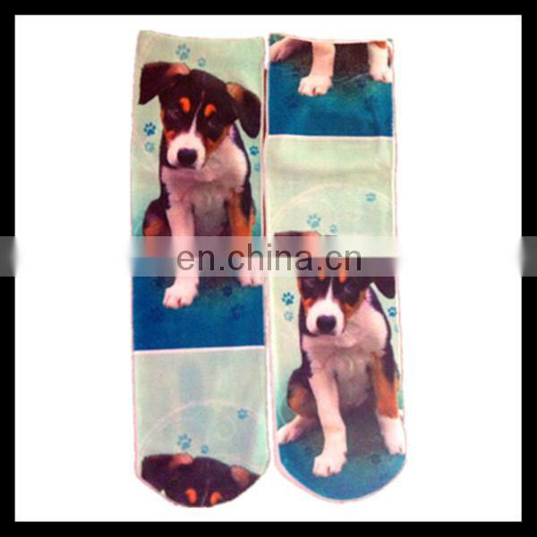 hot sale digital print cartoon tube socks