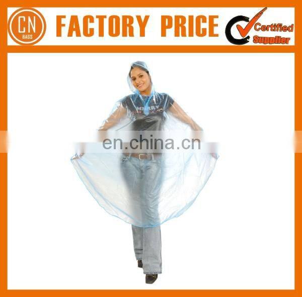 Fashion Customized Printed Disposable Rain Poncho