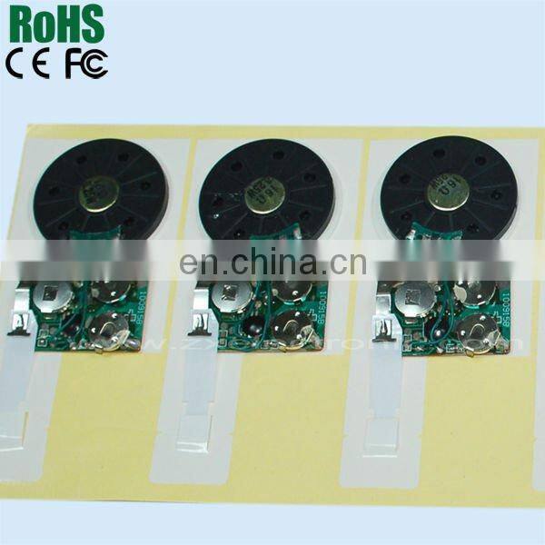 Pull-tab Slide Switch Greeting Card Recording Device