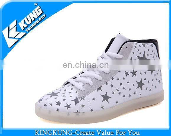New design star luminous shoes for women