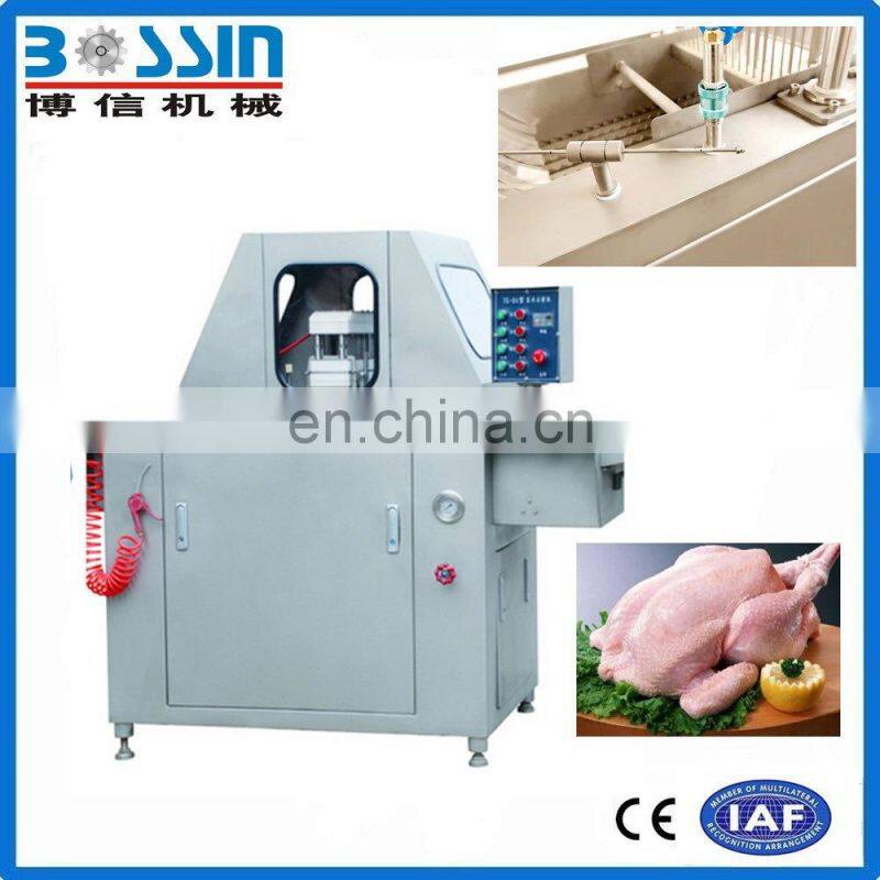 Easy operation efficient low price chicken meat brine injector machine