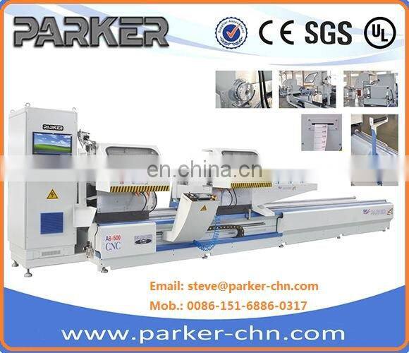 Window door machine CNC Control Double Mitre Saw