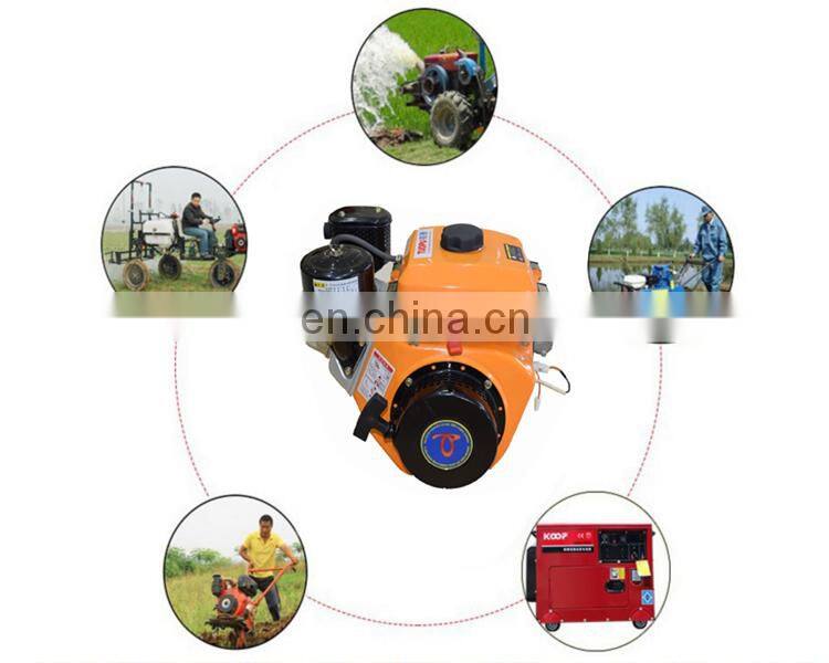 Tuopu 7hp single cylinder gasoline to diesel engine