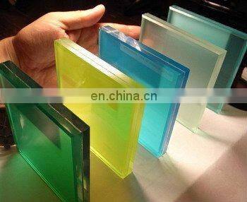 Commercial bank laminated tempered glass for bullet proof