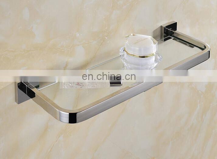 High quality Wall Mounted Bathroom Glass Shelf