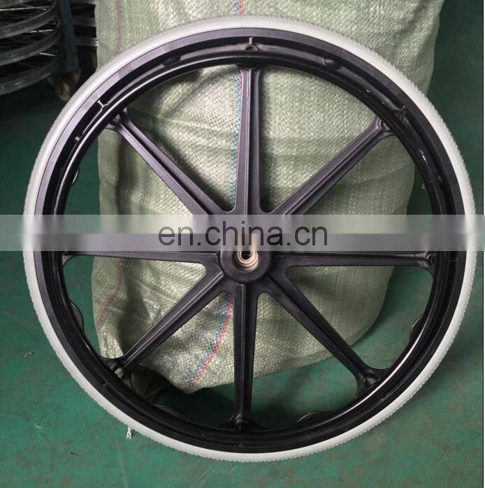 24 inch wheelchair wheels  8 inch castor from factory sales in 2020
