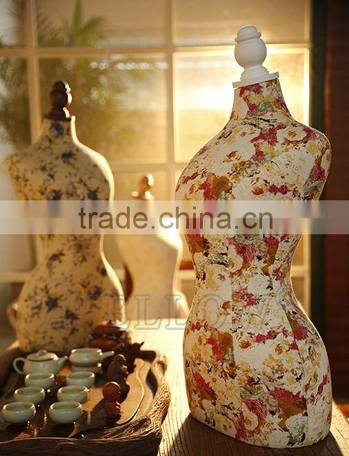 Adjustable Dress Form Mannequins Tailors Dummy Upper Body Female Mannequin for sale M003-BS02