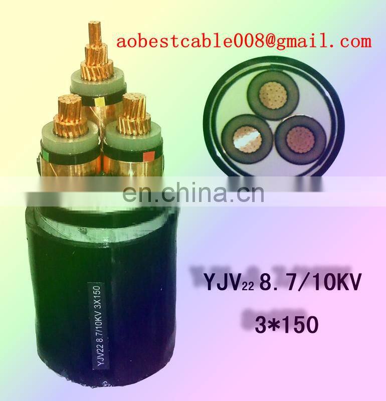 underground cables single core 500mm2 XLPE insulated high voltage cable