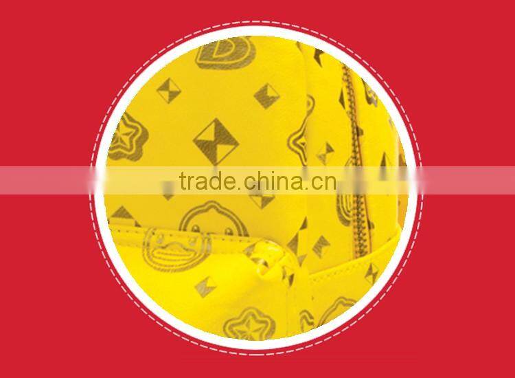 Fashionable custom design OEM pu leather backpacks