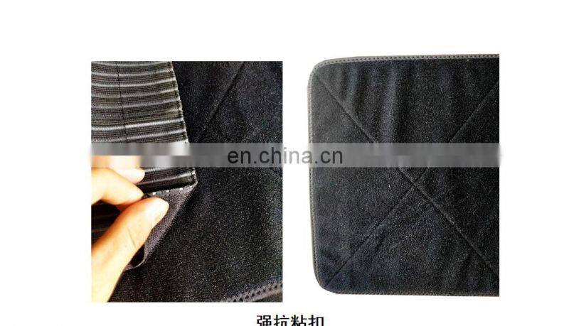 Custom-made weight lifting waist band for bodybuilding and keeping warm with waist plate protruding belt