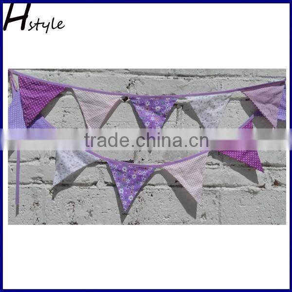 Decorative Wedding Party String Flag , Cheap Fabric Bunting SPD025