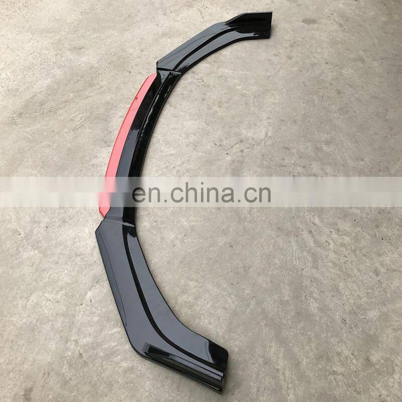 2021 New Other Exterior Accessories carbon fiber front lip ABS universal front bumper lip splitter spoiler front shovel