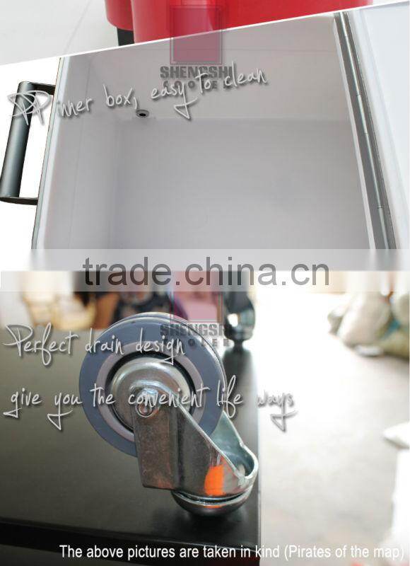 80qt Patio classic cooler with wheels and tray full painting