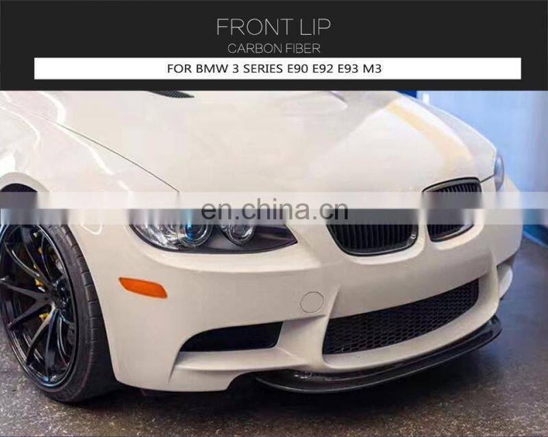 Carbon Fiber Front diffuser Lip for BMW E9x E90 E92 E93 M3 2008-2013