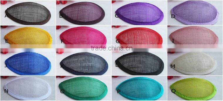 Wholesale Drop Shap Fascinator Sinamay Hat Base