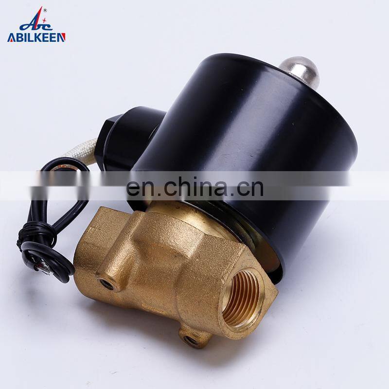 2W025-08 2 Way Air/ Water Brass Direct Acting Normally Open 12V 110V 24V 220V Micro Mini Water Solenoid Valve
