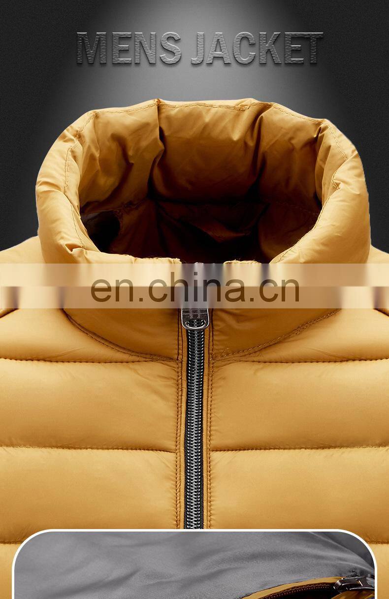2021 autumn and winter men's cotton-padded jacket casual cotton-padded jacket men's padded cotton-padded bread  bubble coat
