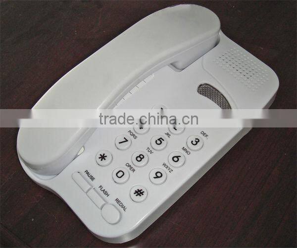 Basic landline crystal buttons analog telephone