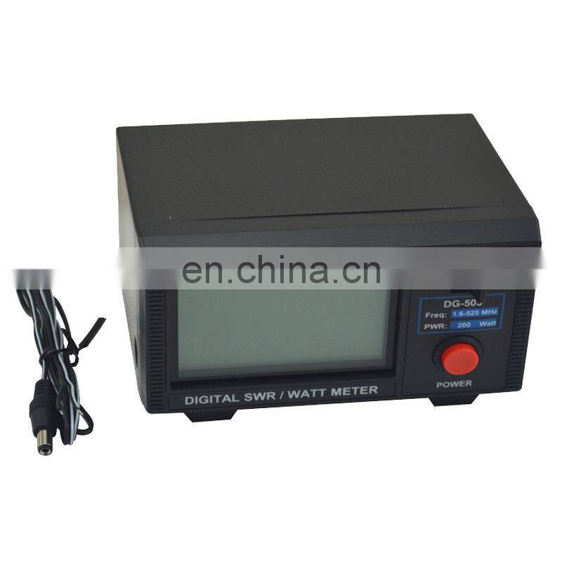 DG-503 Digital Two-Way Radios Walkie Talkie SWR WATT Meter with 3.5" LCD