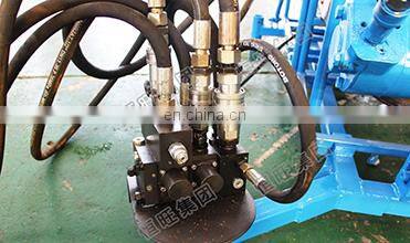 Portable Rock Drilling rig Machine with screw-type air compressor for sale
