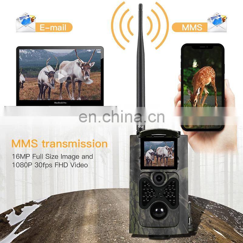 HC-550LTE Video Transit MMS SMTP FTP SMS Wildlife Camera Photo Trap hunting trail camera 4g lte