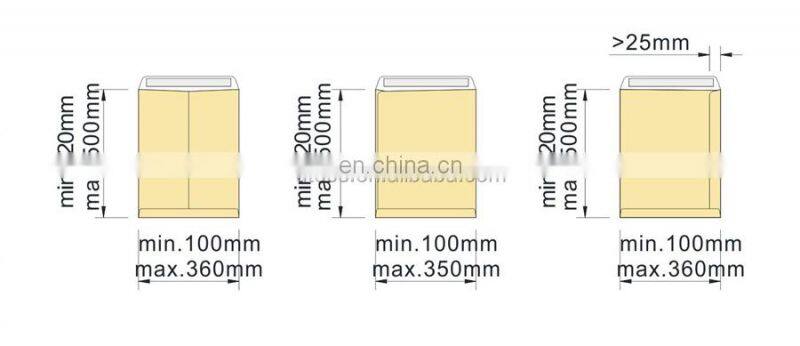 ZF350A Automatic Big brown kraft File folder paper bag envelope making machine with self seal flap tape on-line