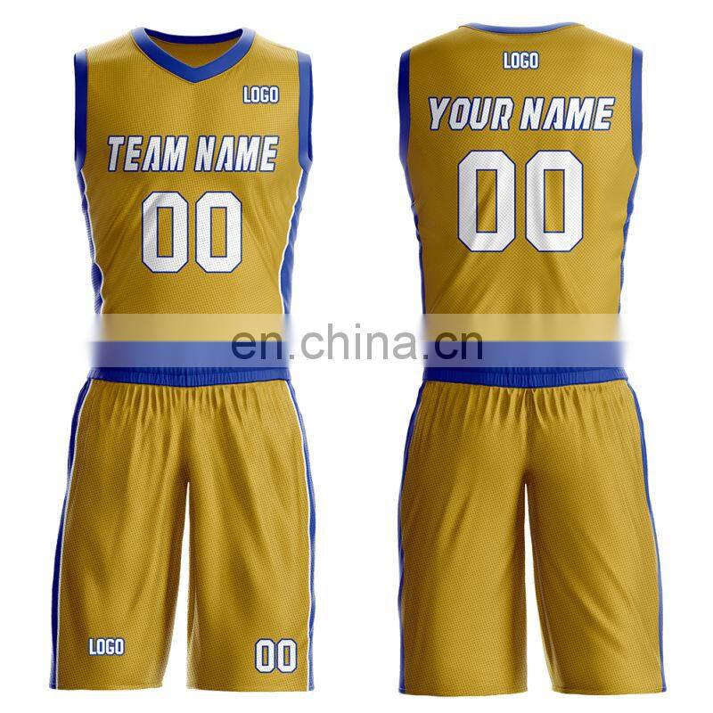 Latest Design Custom Sublimated Basketball Uniform Sublimated Youth Best Basketball Jersey Wear Sports Uniforms