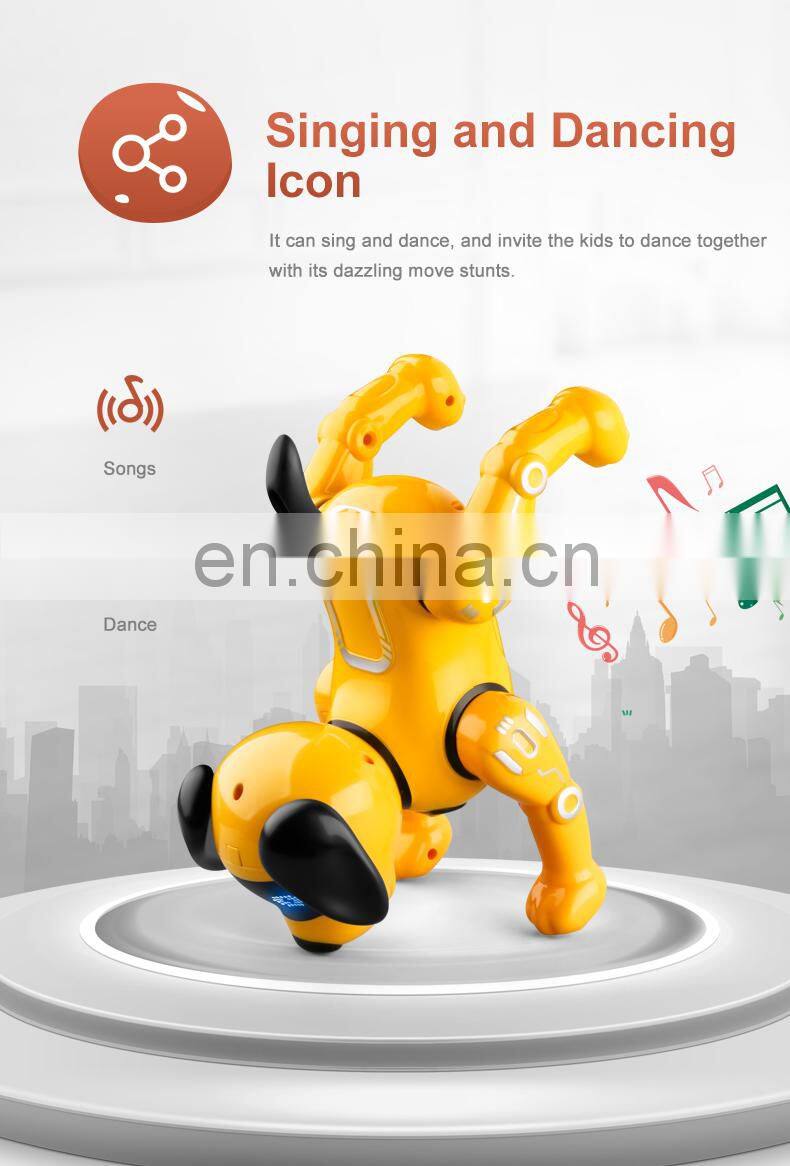 2022 New RC Robot JJRC R19 Intelligent Toy Interactive Singing Storytelling Remote Control Robot Dog Gift For Kids