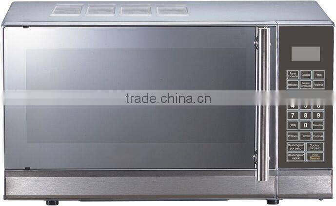 mini Stainless steel portable countertop microwave oven