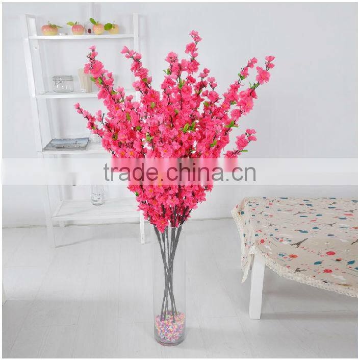 Popular Artifcial Flowers with Green Leaves, Home Decoration