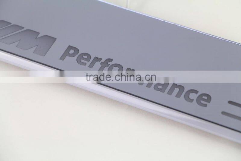 LED flash scuff Sill Plate light for X1 E84 2011~2015 car door sill plate light moving flash car sill plate light