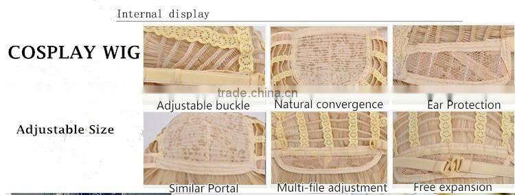 High Quality 100cm Long Green Mixed Wigs Straight Mima Cosplay Hair Wigs Synthetic Anime Wig Party Wig