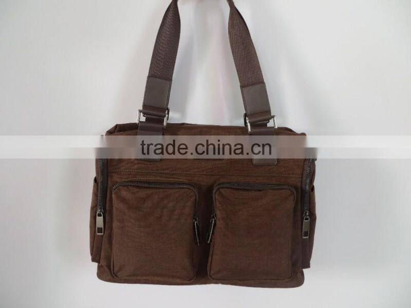 guangzhou large sized men handbags with zippers