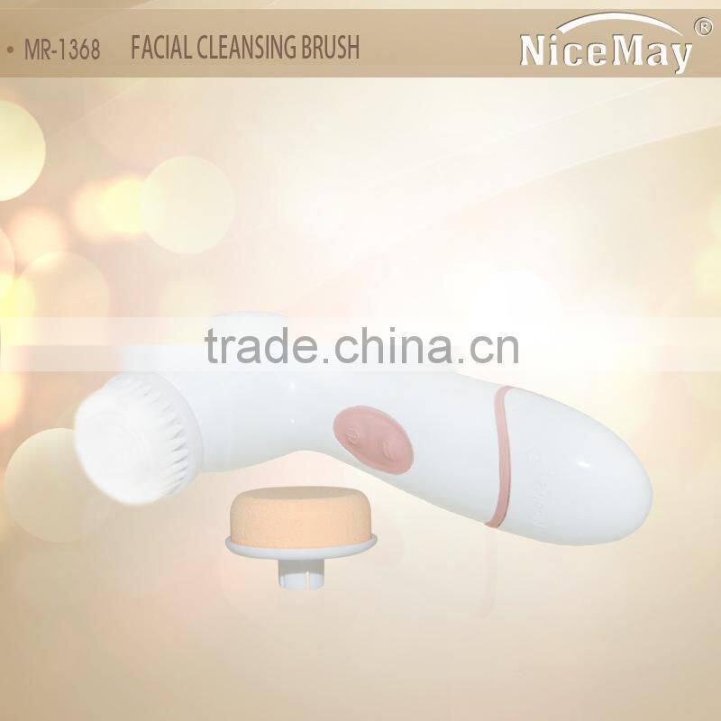 New Product Adult Cheap Waterproof Electric Facial Cleansing Brush with Battery