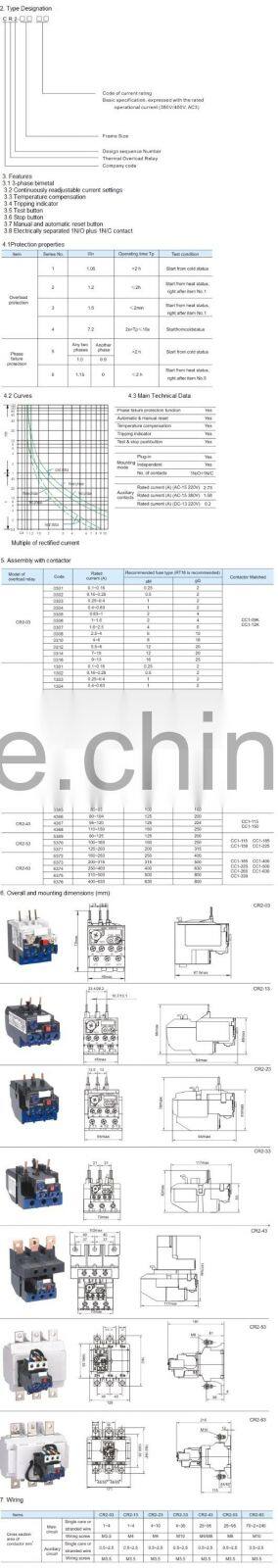 Timer Relay,CR2 Thermal Overload Relay