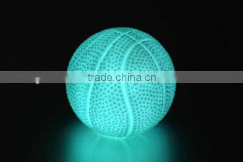 Led pull string toys flying spinning toys