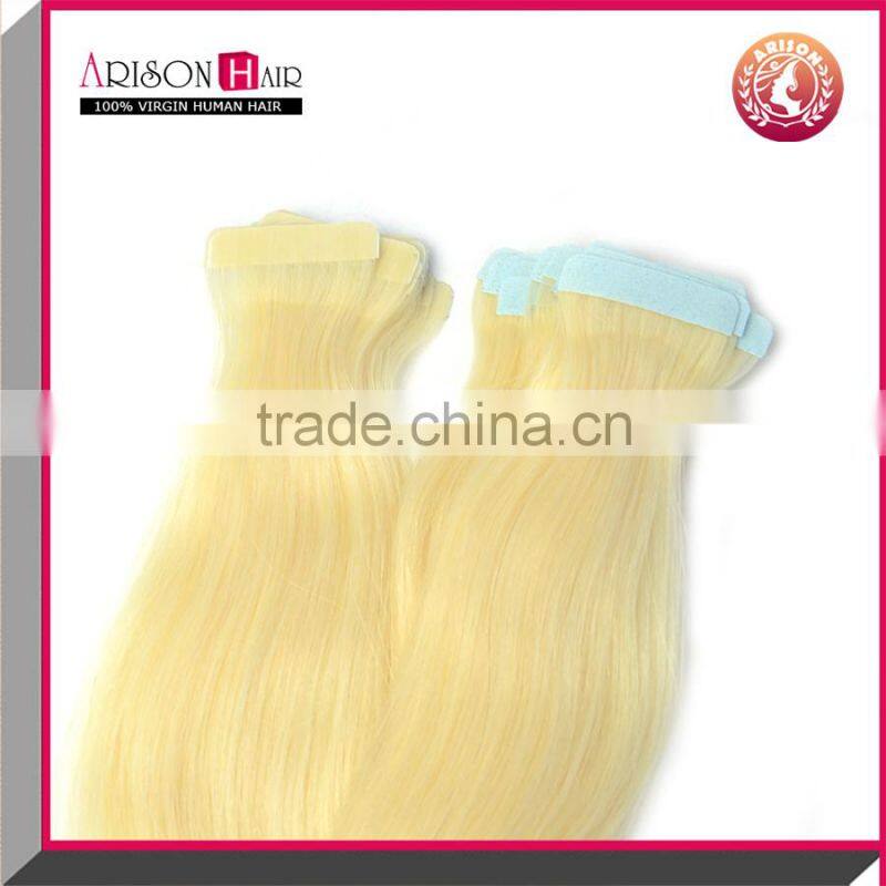 100% european hair tape hair extension tape hair extension virgin indian tape hair extension