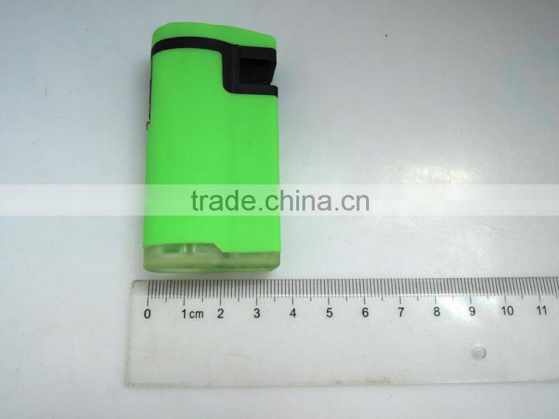 high quality plastic gas recharge wind-proof jet flame outdoor lighter