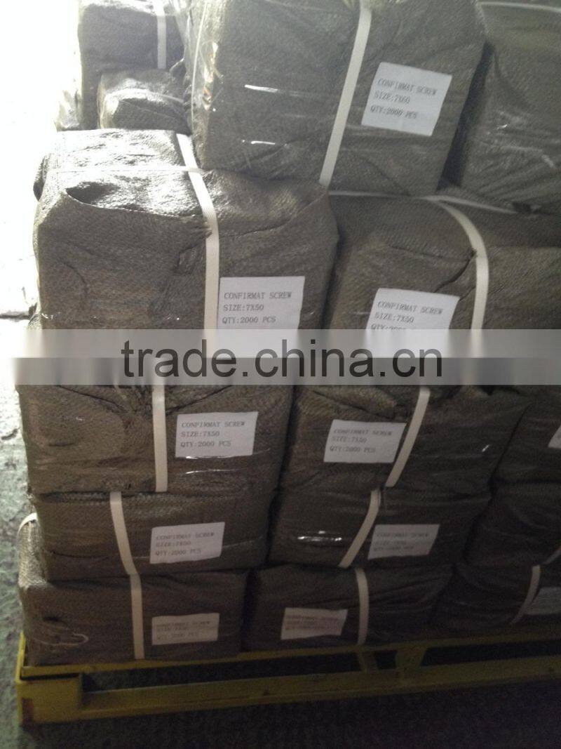 flat head pozidrive carbon steel confirmat screw 7.0 x 30