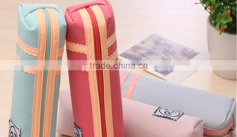 Wholesale new creative big capacity pencil storage bag beautiful cosmetic bag