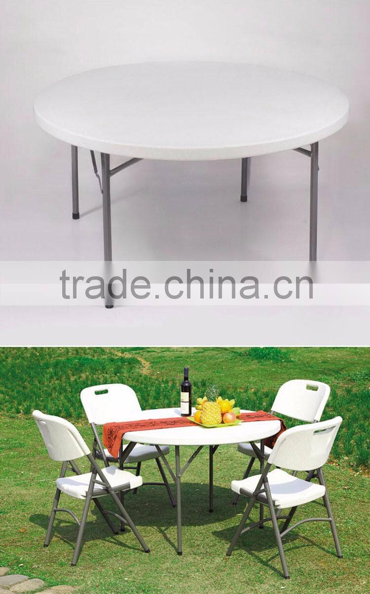 Plastic Folding Wholesale Plastic Round Portable Outdoor Camping Picnic Banquet Table
