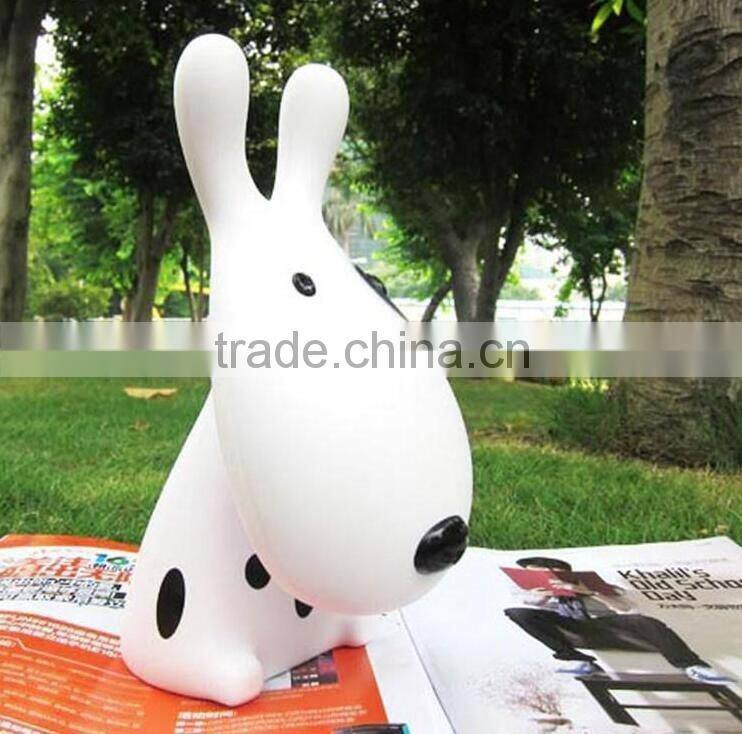 Cute Rechargeable 0.8W 16 LED Lovely Dog Desk Lamp Light AC Charging and USB Charging for Children Student Learning Reading