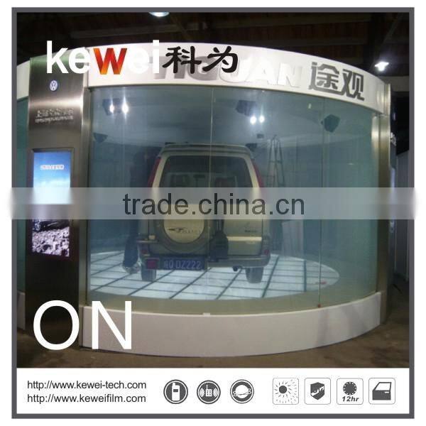 PDLC Non-adhesive smart film used for laminated glass, used widely