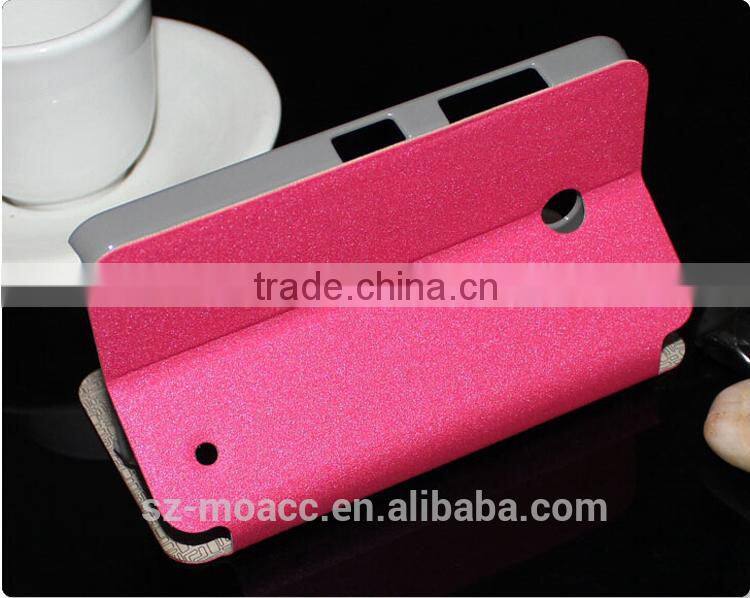 pu leather flip case for nokia lumia 630