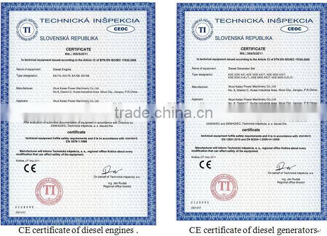 KA178F 5HP small engine diesel for farming machine tiller or others