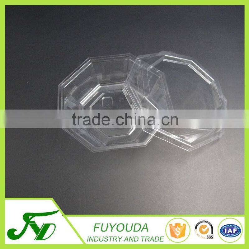 China Retail new disposable mini plastic salad bowl