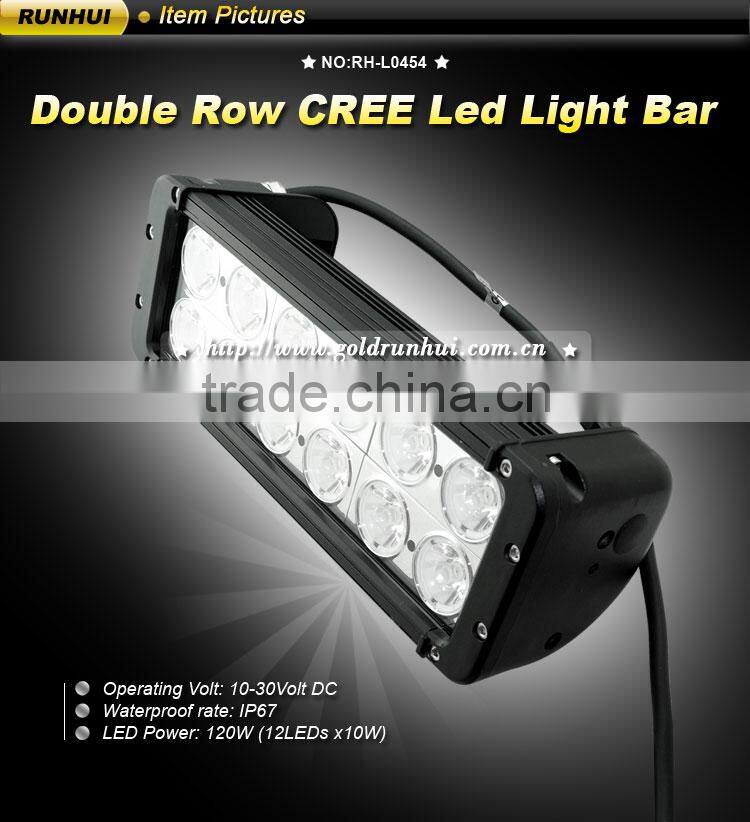 Goldrunhui RH-L0453 Truck Led Light Bar Aluminium Led Bar Led Work Light Bar 120w